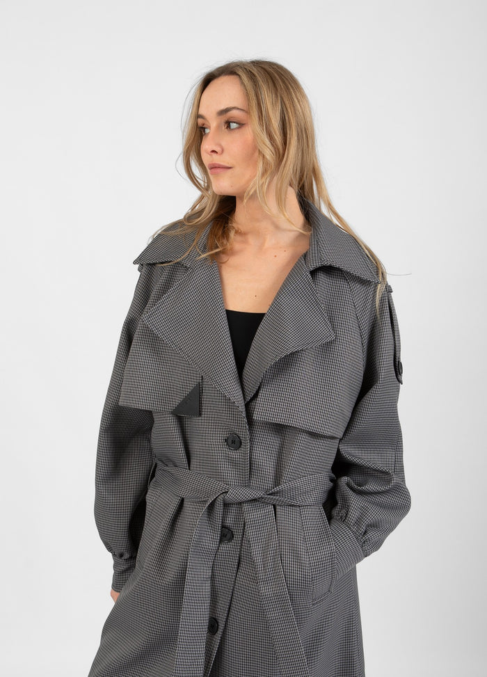 Trenchcoat in checks