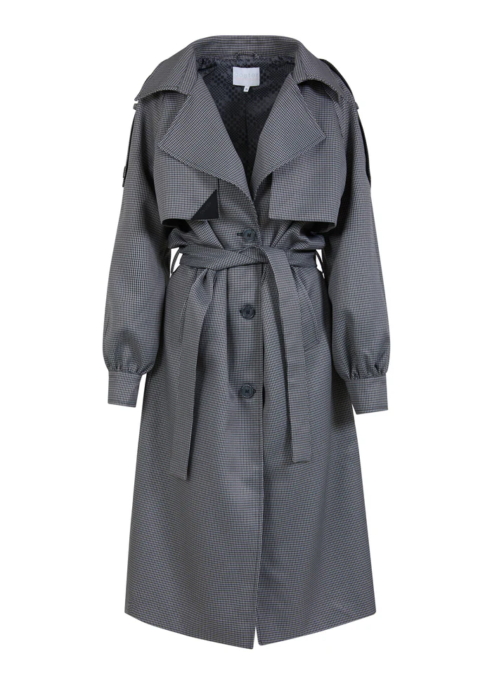 Trenchcoat in checks