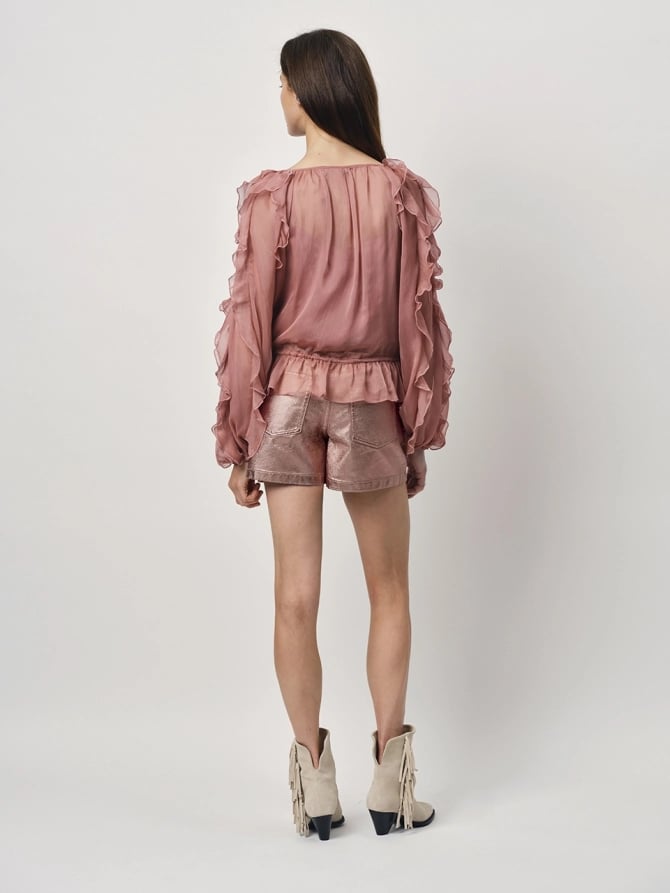 Sinner boho chiffon top