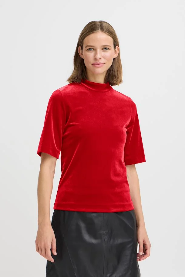 Perlina Top Haute Red