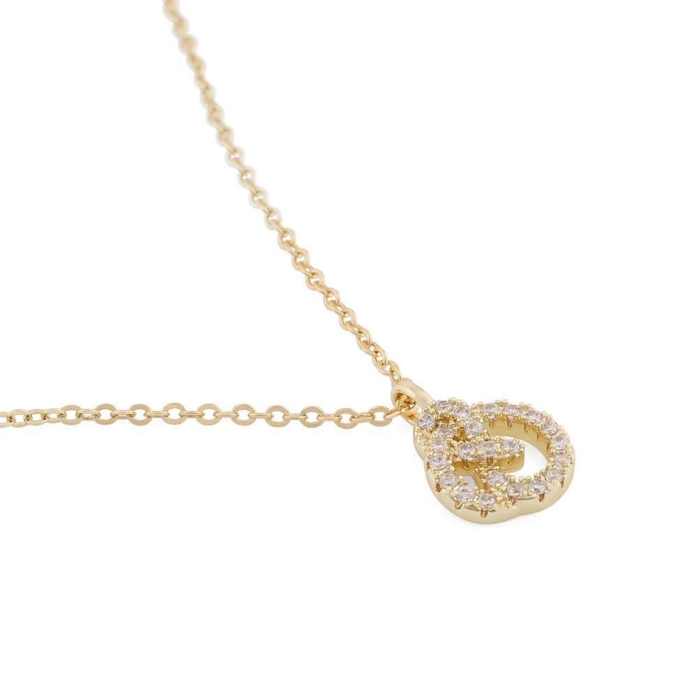 Mayfair knot pendant neck gold