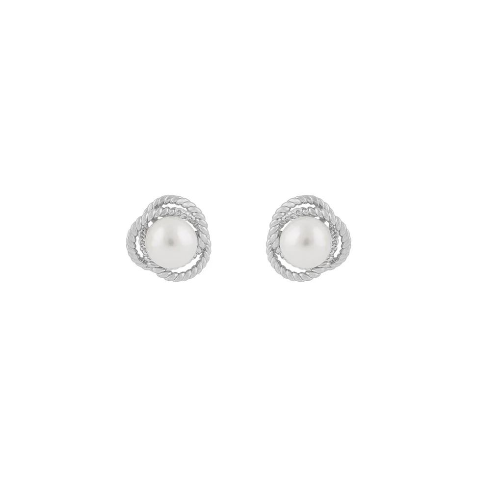 Lydia pearl ear silver