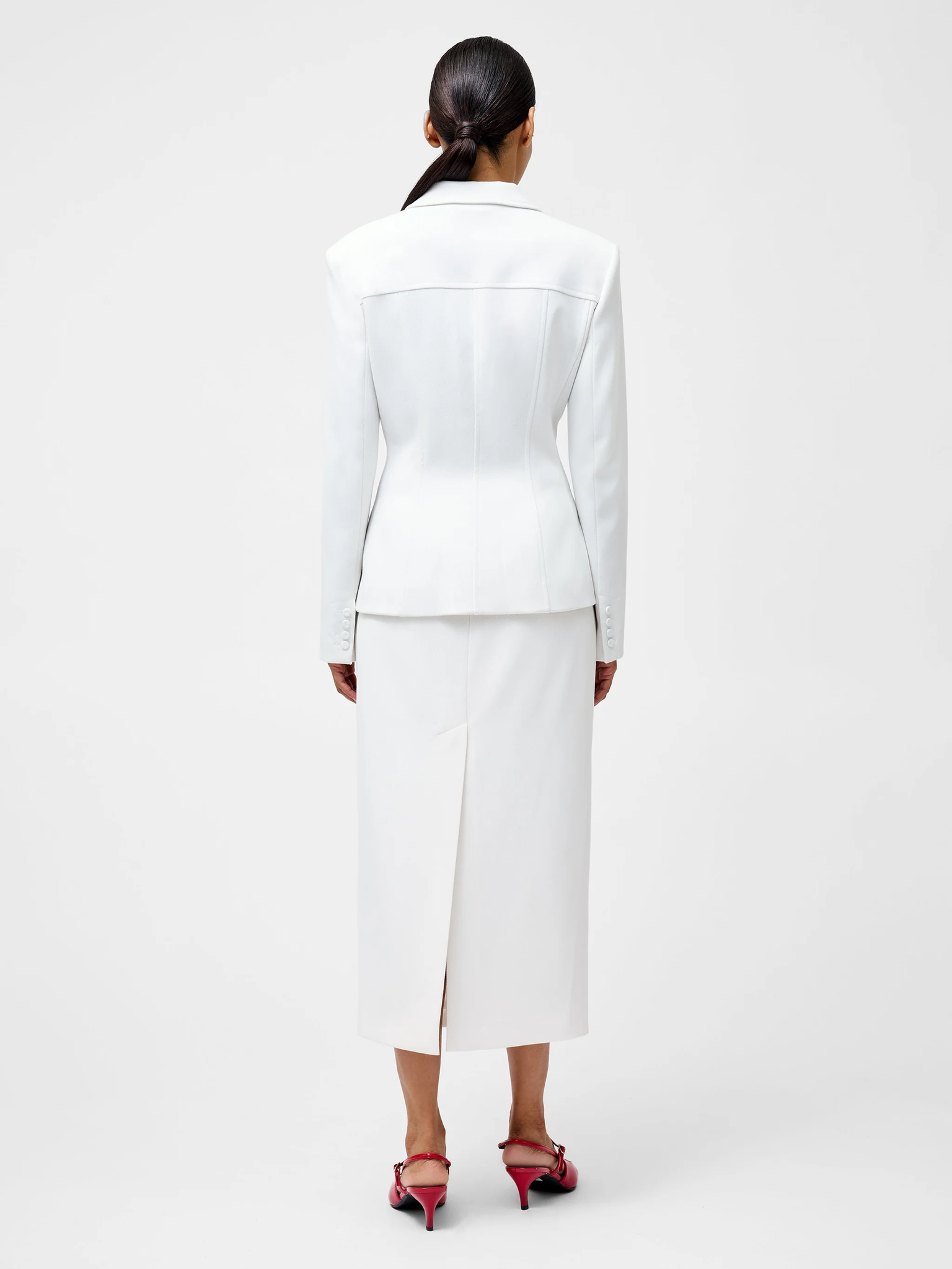 Cannes Twill Fitted Blazer