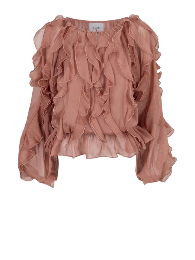 Sinner boho chiffon top