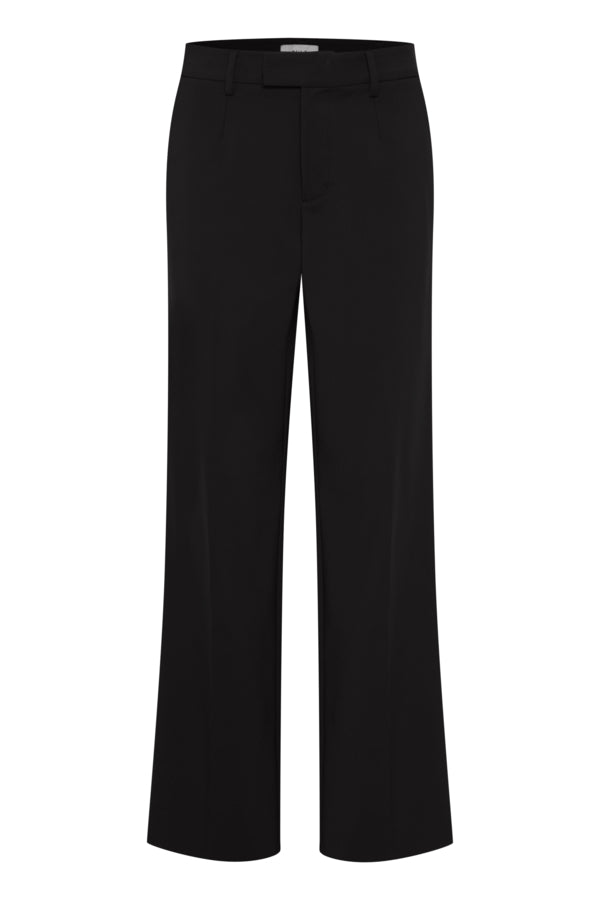 Bindy HW pant wide leg svartar