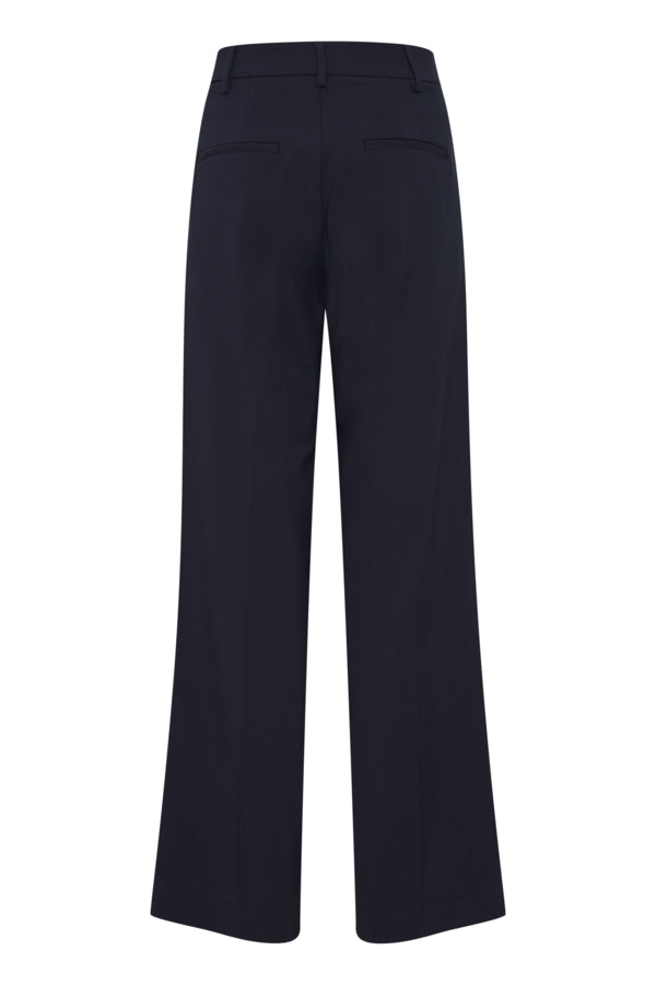 Bindy HW pant wide leg svartar