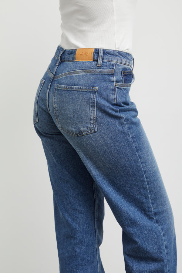 Vega HW jeans Wide leg medium blue