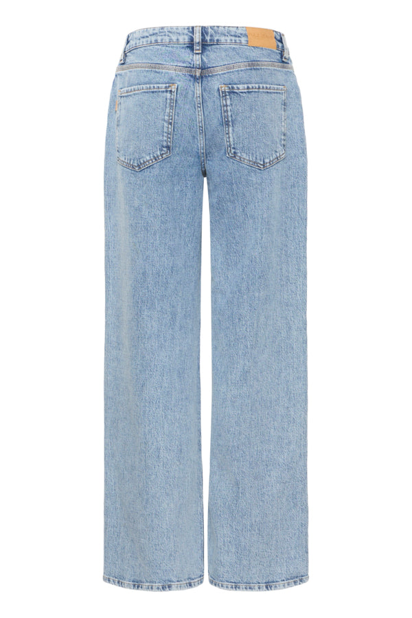 Vega HW jeans Wide leg Stone blue