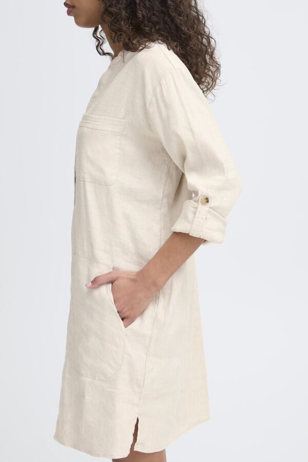 Luca dress Sandshell melange