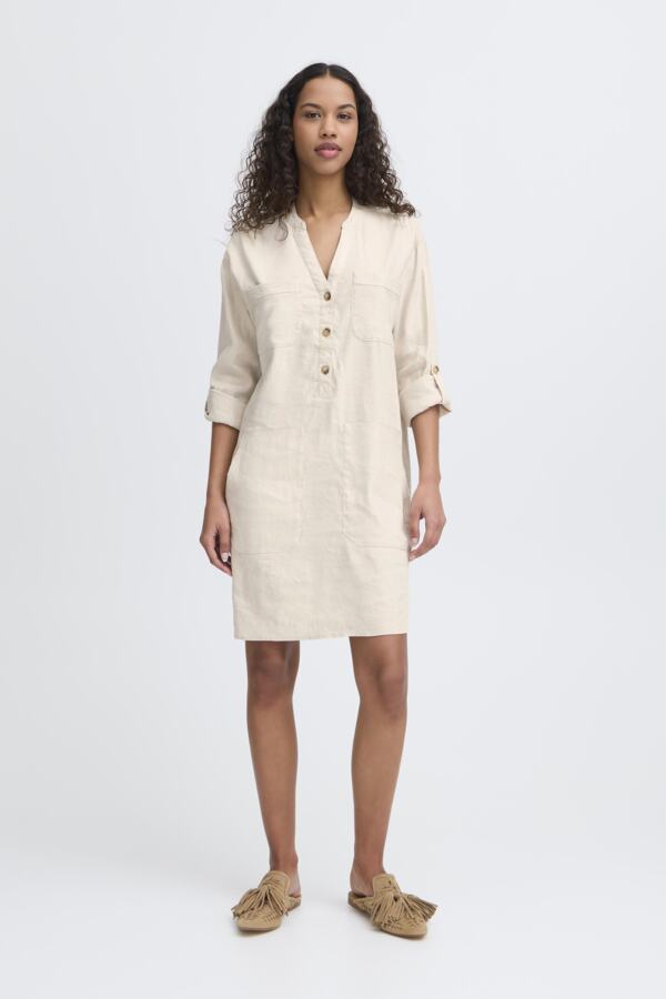 Luca dress Sandshell melange