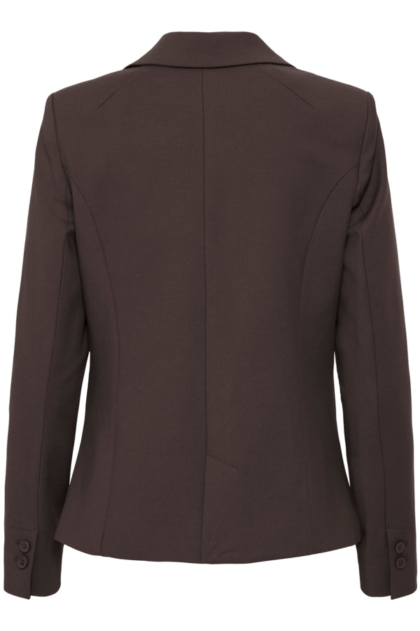 Bindy short blazer brúnn