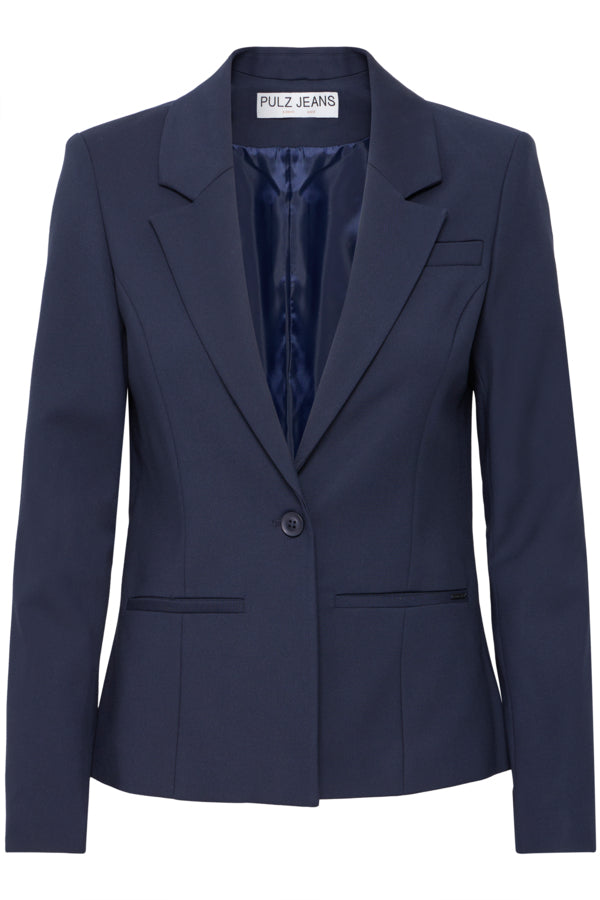 Bindy short blazer dökkblár
