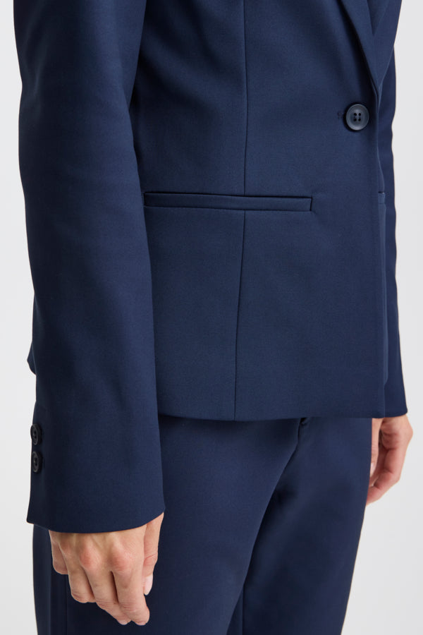 Bindy short blazer dökkblár