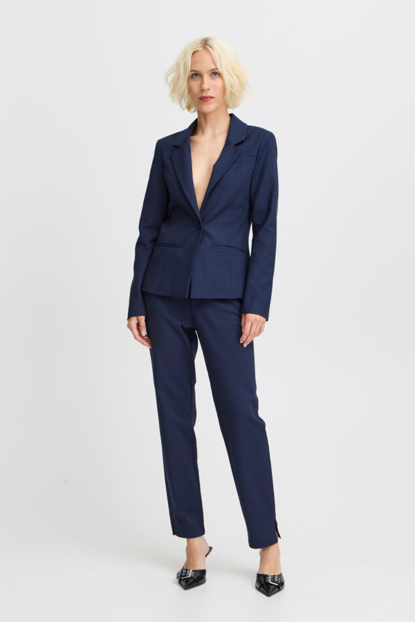 Bindy short blazer dökkblár