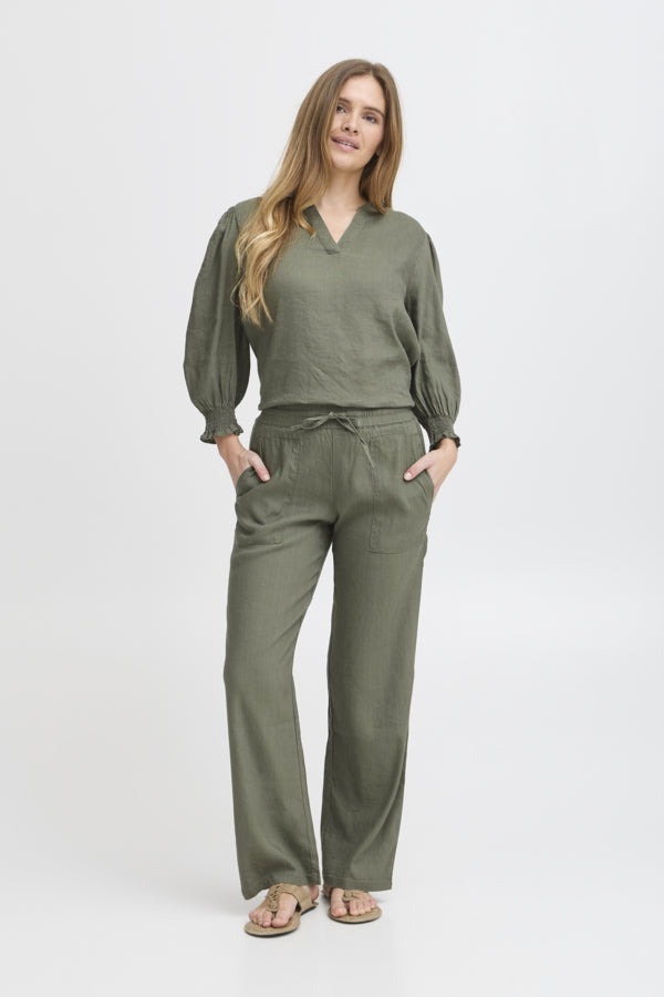 Luca trousers green