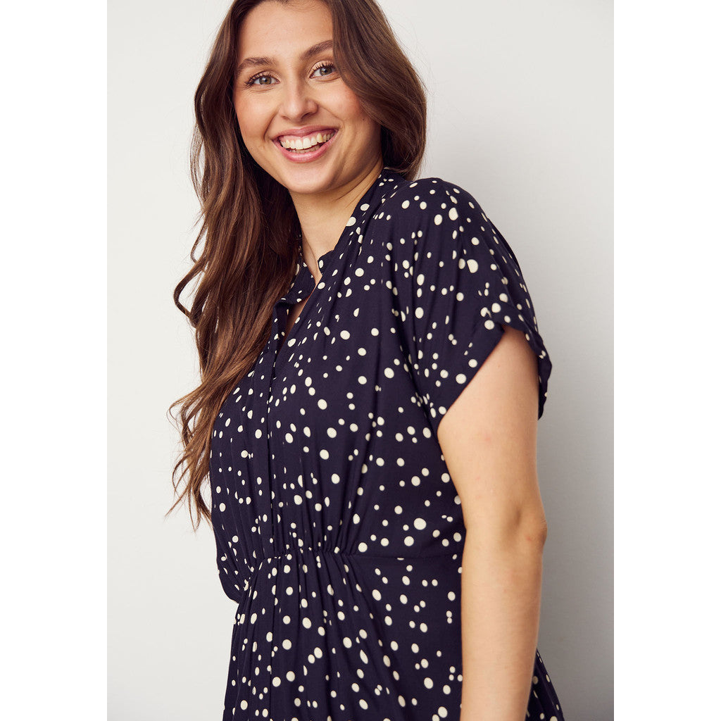 Gyta dress Black w/Sand Drops