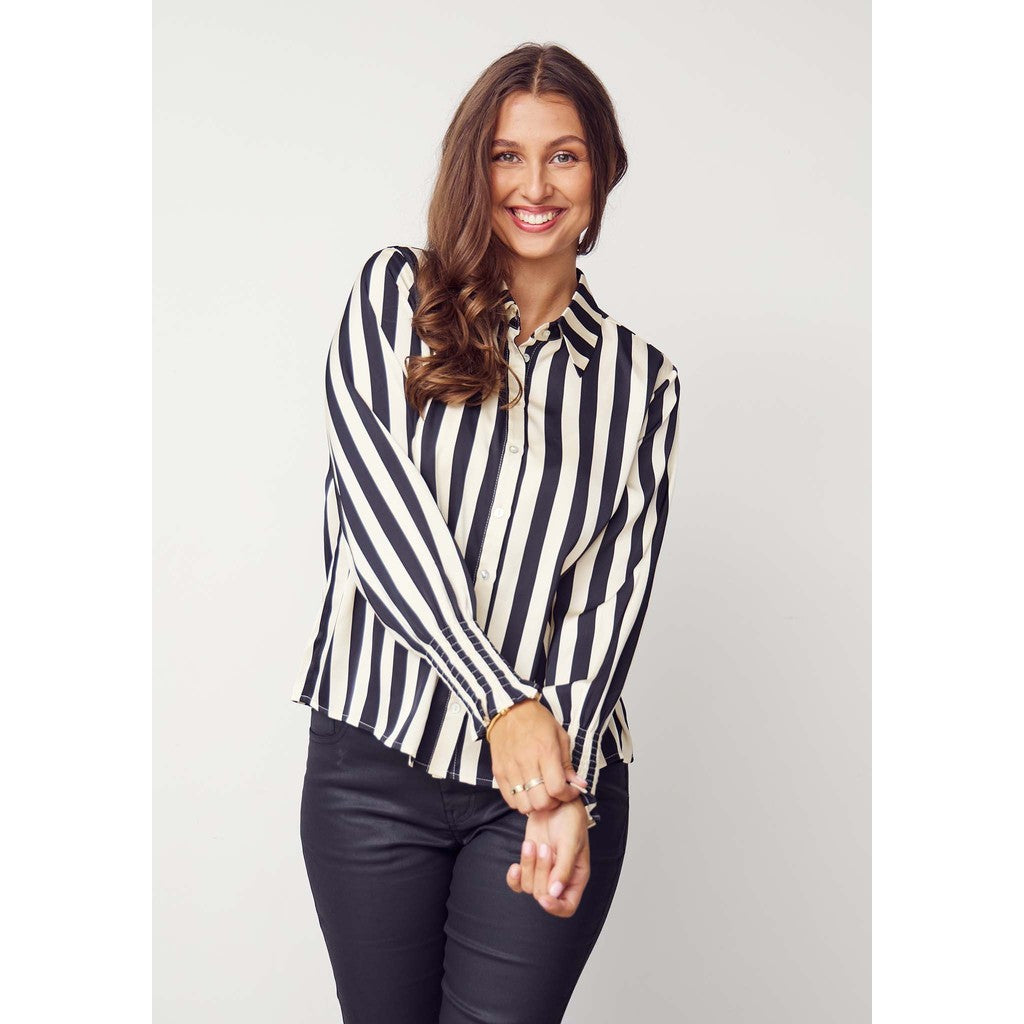 Melba röndótt skyrta