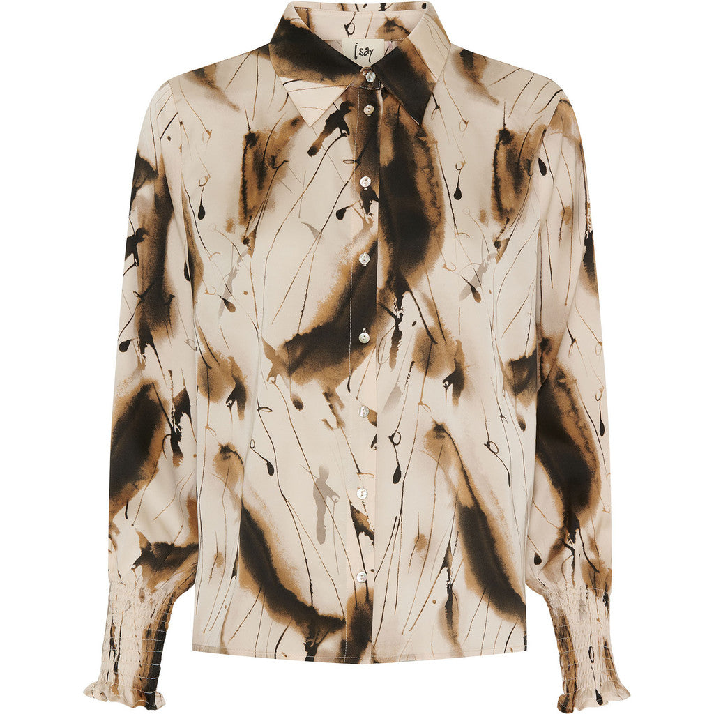 Melba brúnmynstruð skyrta