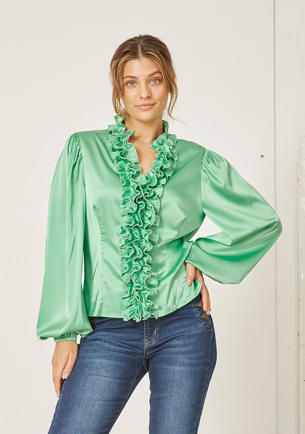 Steff blouse fresh green