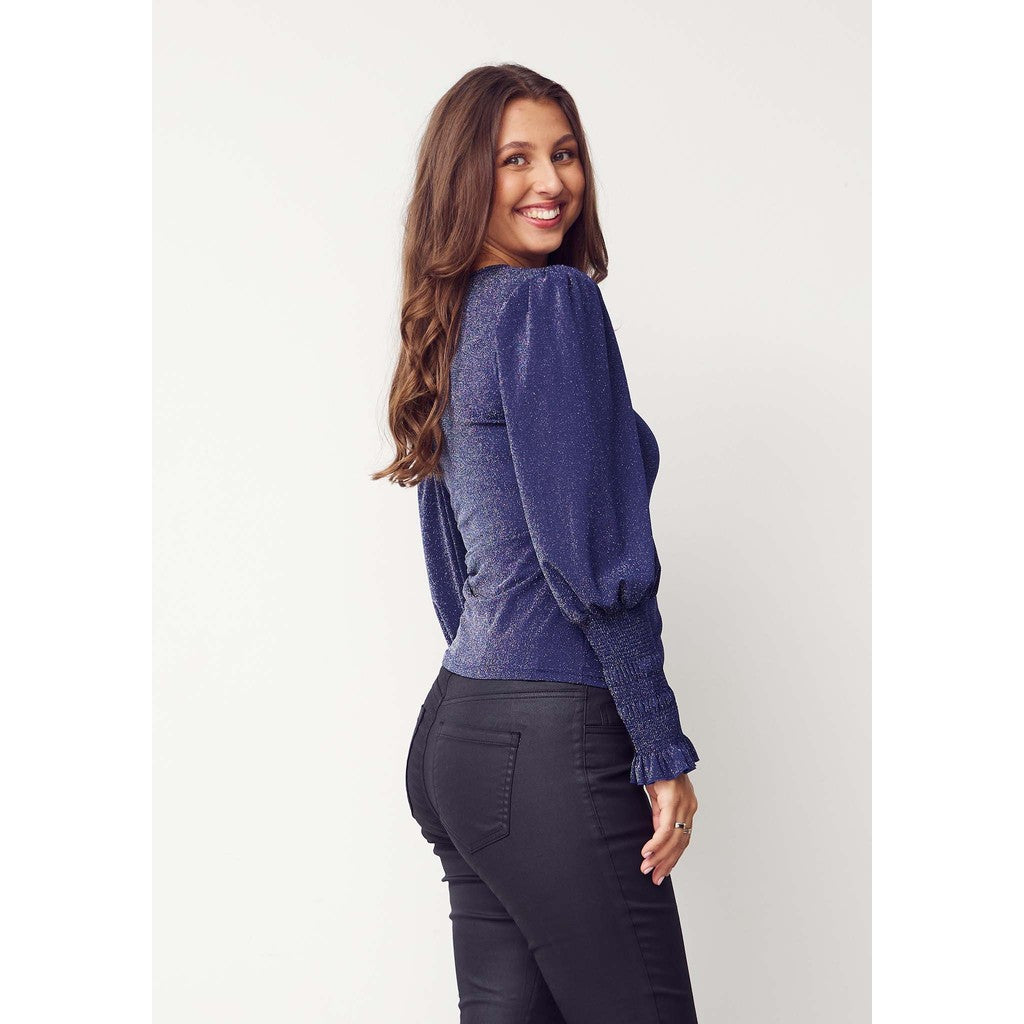 Barbel blouse blá