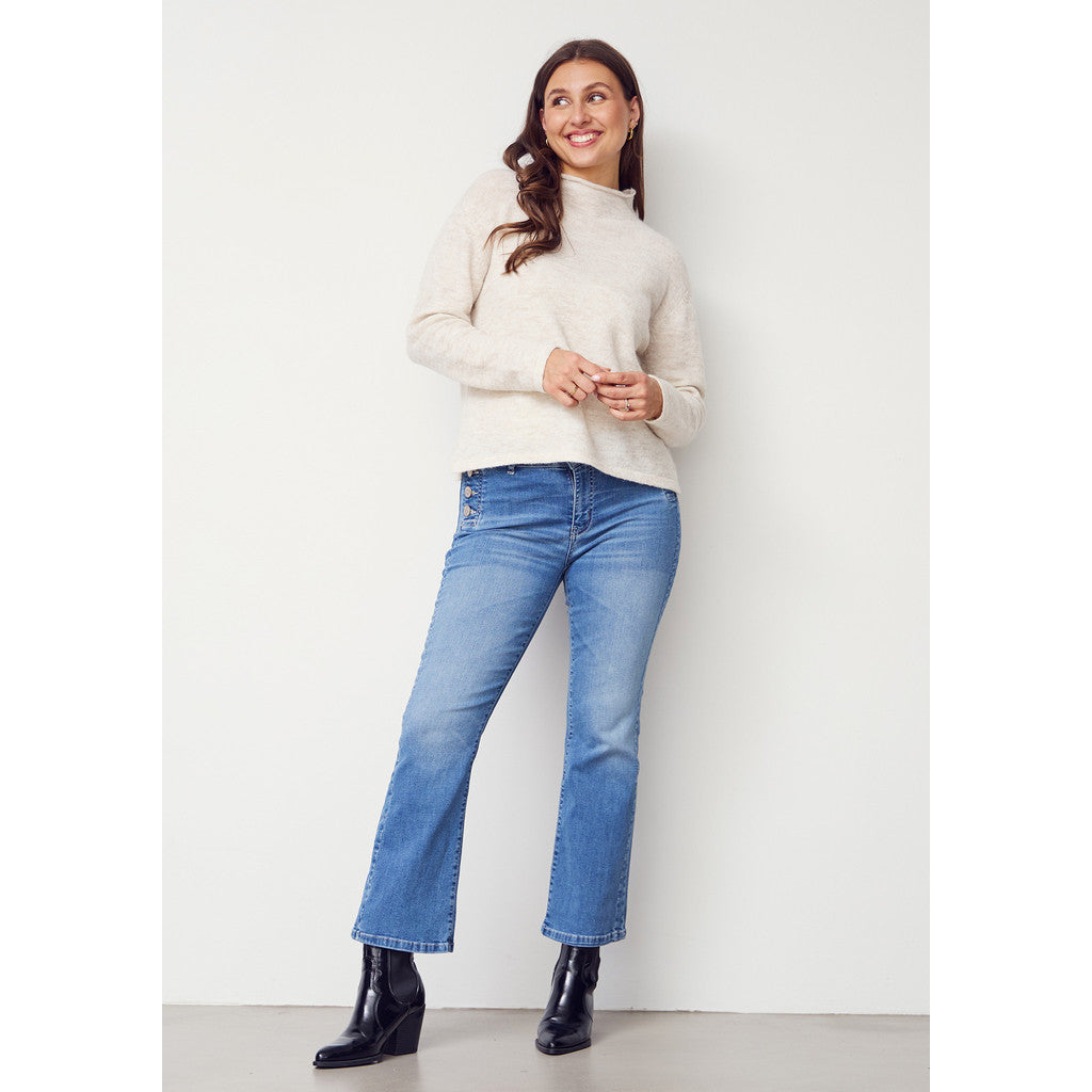 Anna Highneck Pullover Smokey