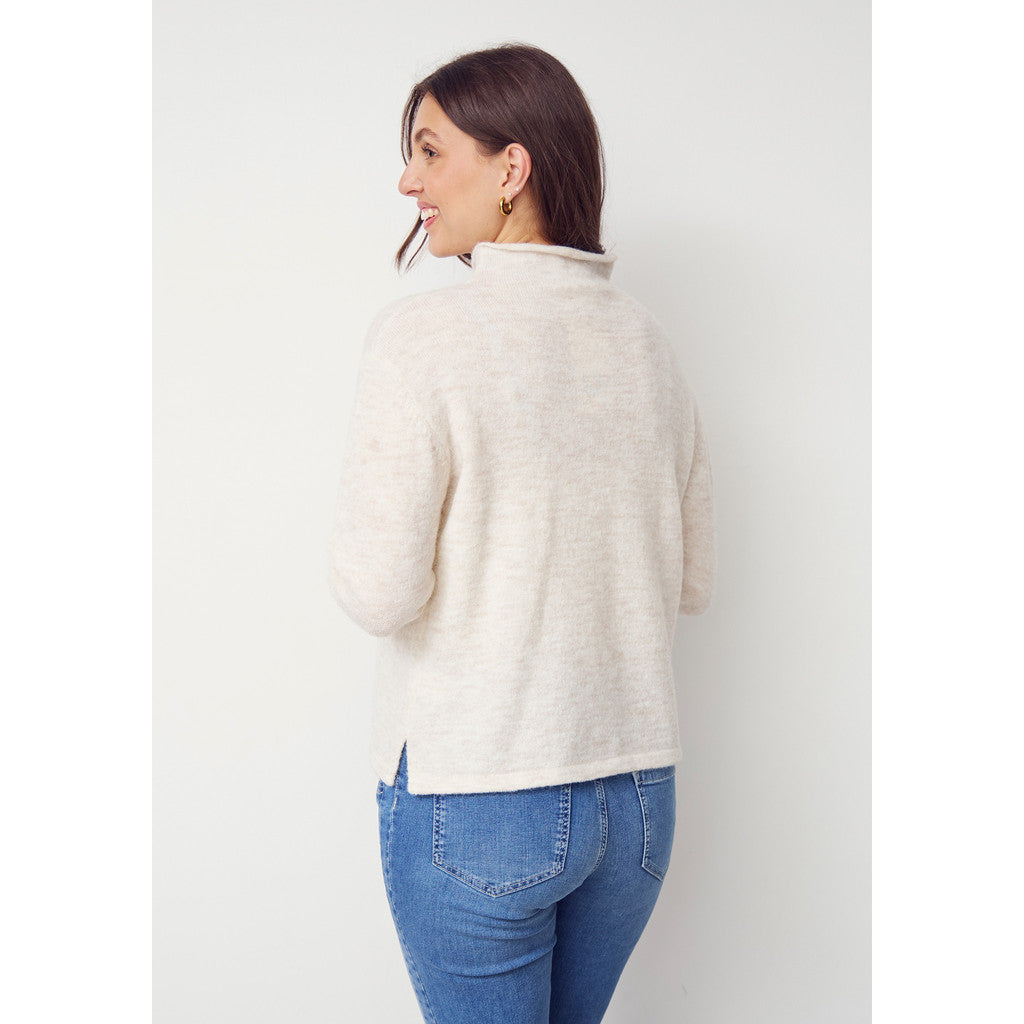 Anna Highneck Pullover Smokey
