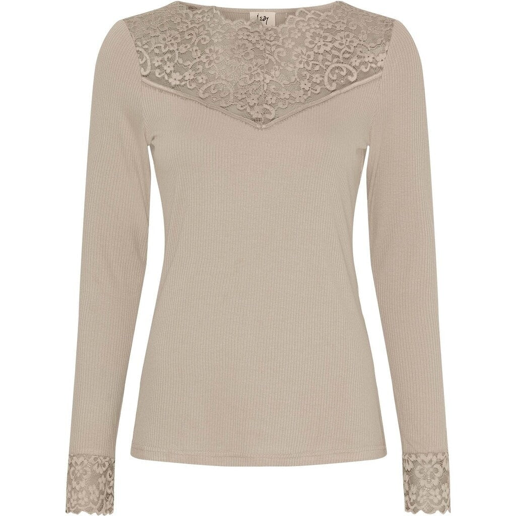 Dee Lace Blouse Sand