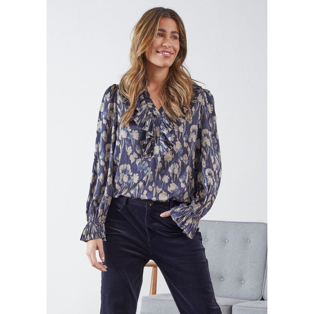 Melba Pleat Blouse