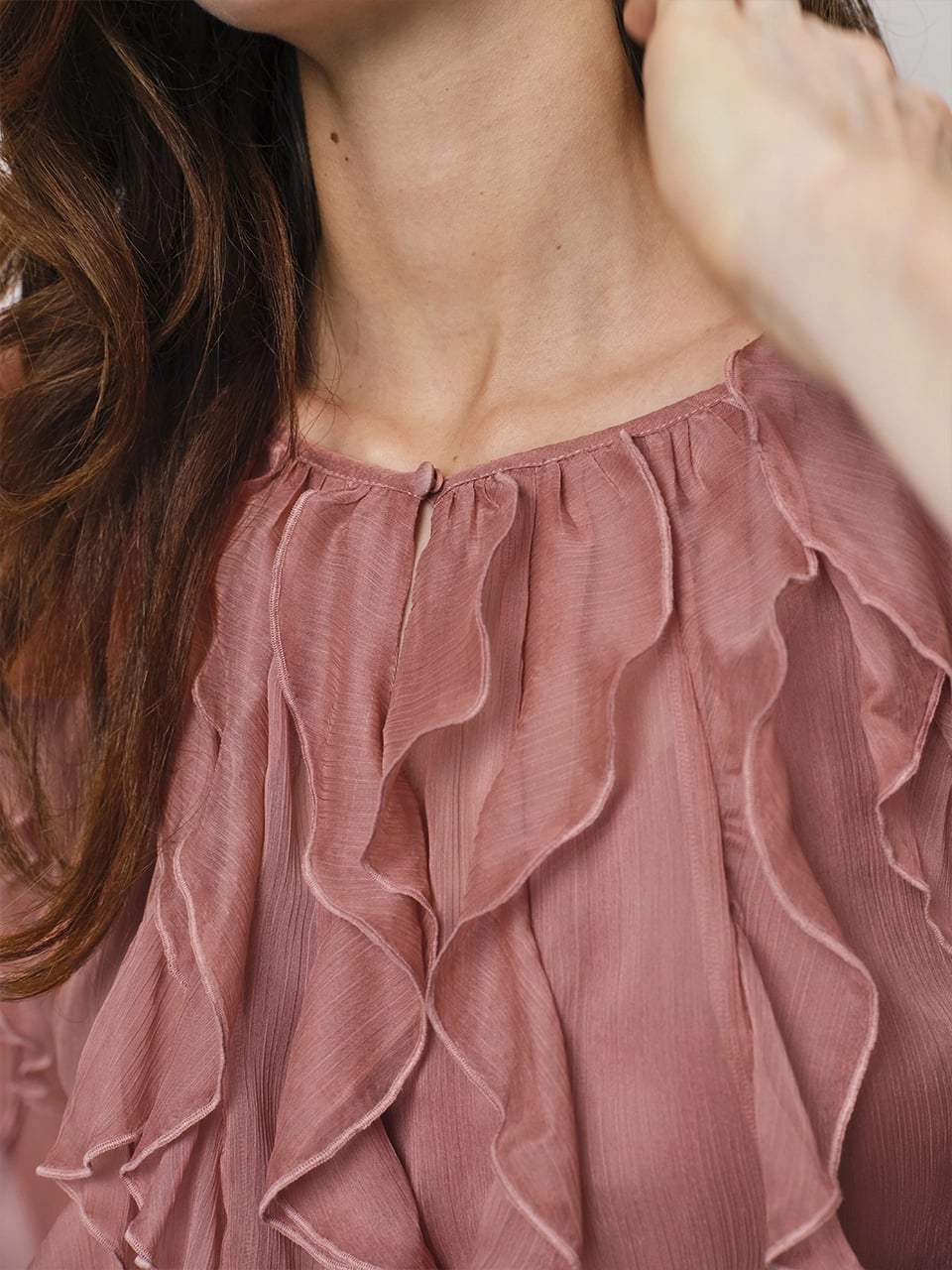 Sinner boho chiffon top