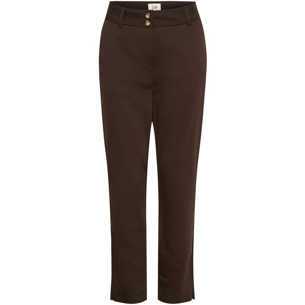 Chino pant dökkbrúnar