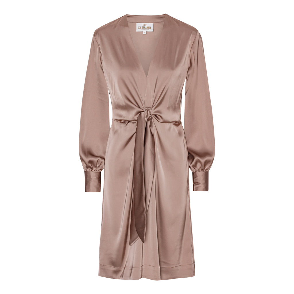 Blair dress semi rich tan