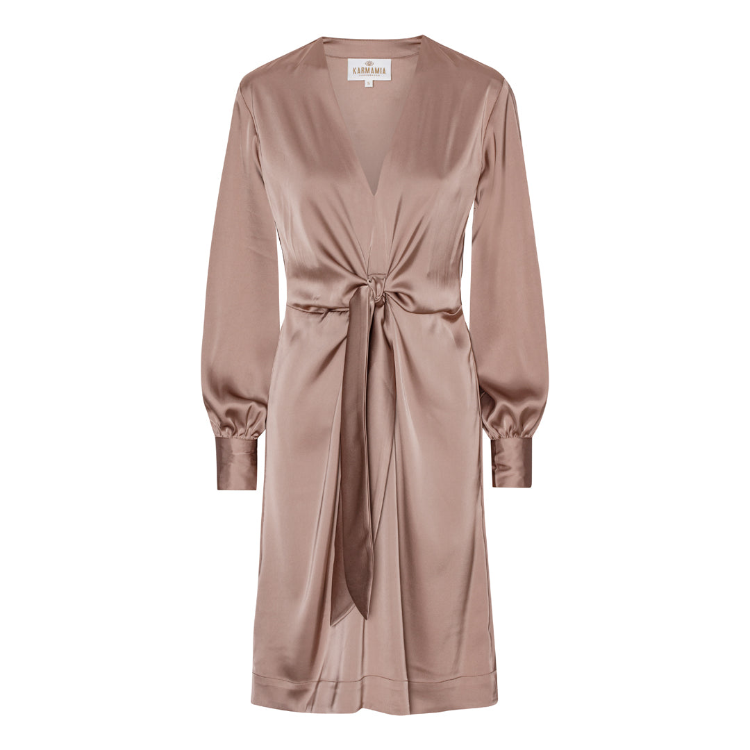 Blair dress semi rich tan