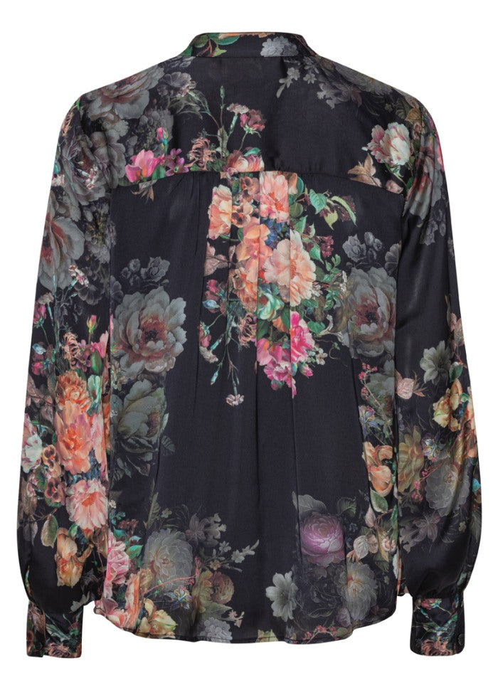 Cornelia blússa Daisy Noir Tea Rose