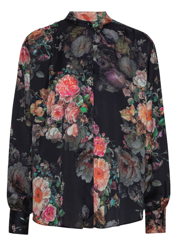 Cornelia blússa Daisy Noir Tea Rose