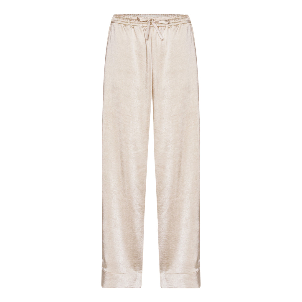 Garcia pants Antique White rich satin