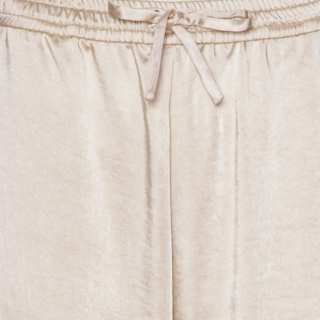 Garcia pants Antique White rich satin