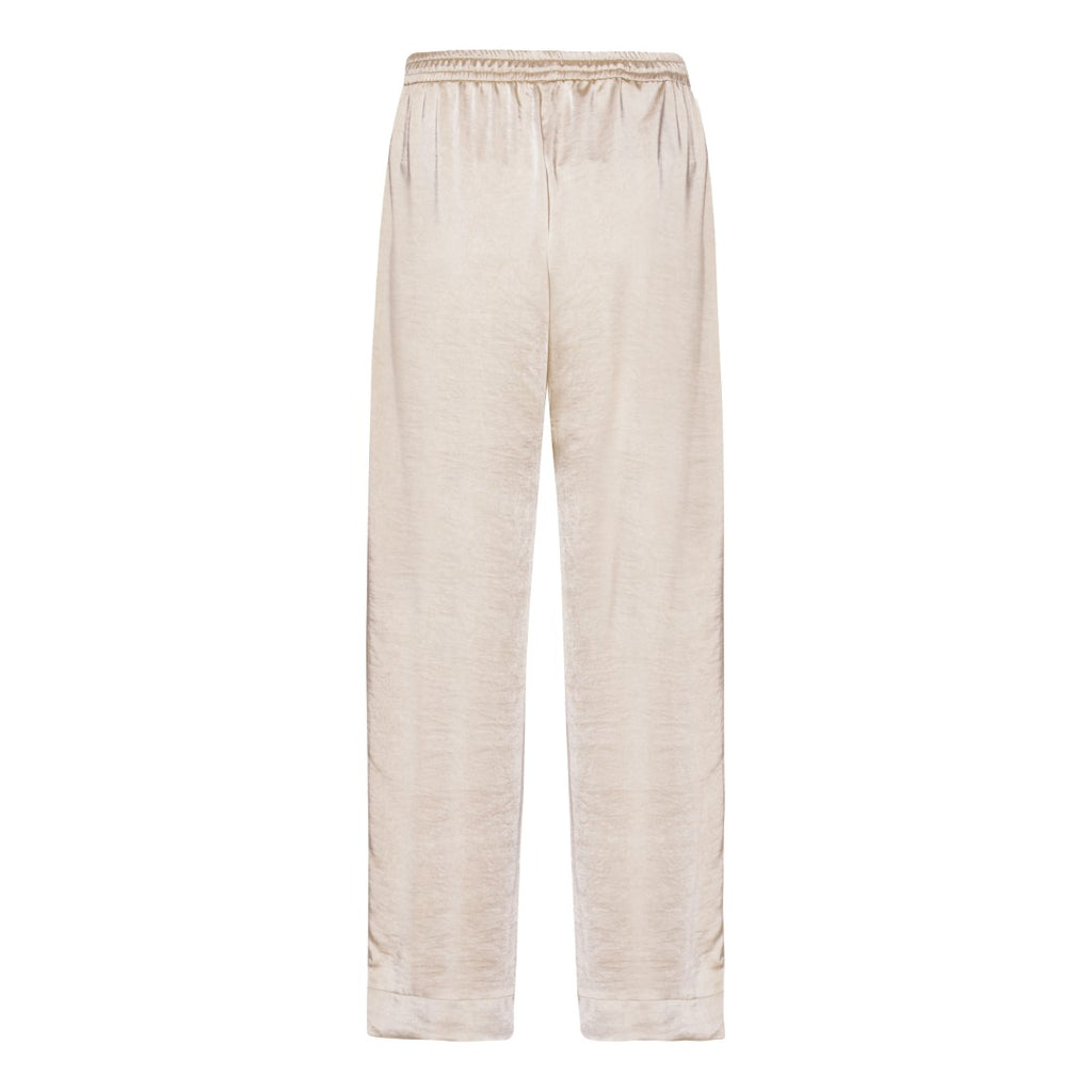 Garcia pants Antique White rich satin