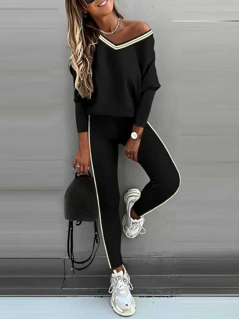 Bolur og buxur i setti-Kósísett