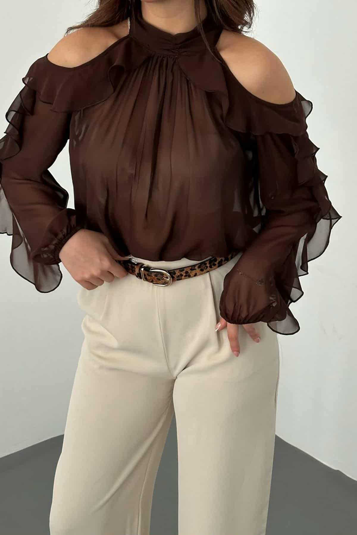 Langerma siffonskyrta