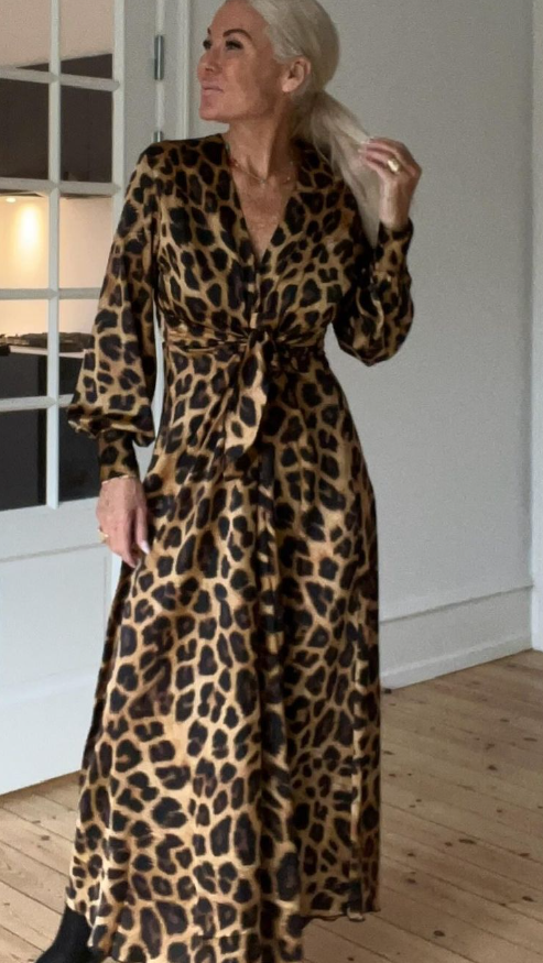 Adeline dress Leopard