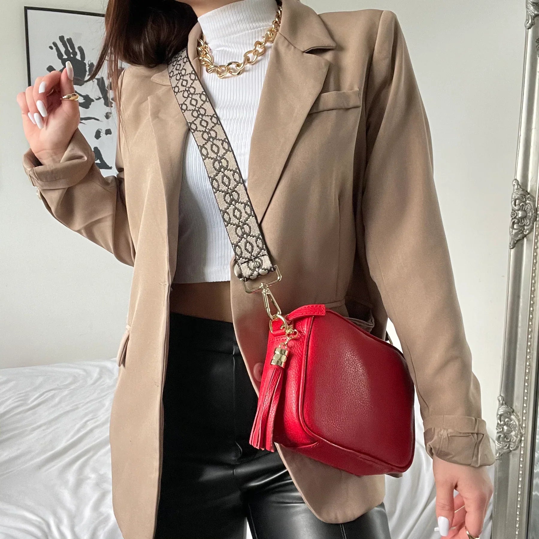 Leðurtaska- Elie Beaumont London