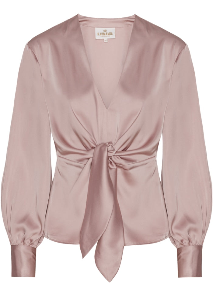 Blair blouse semi rich blush