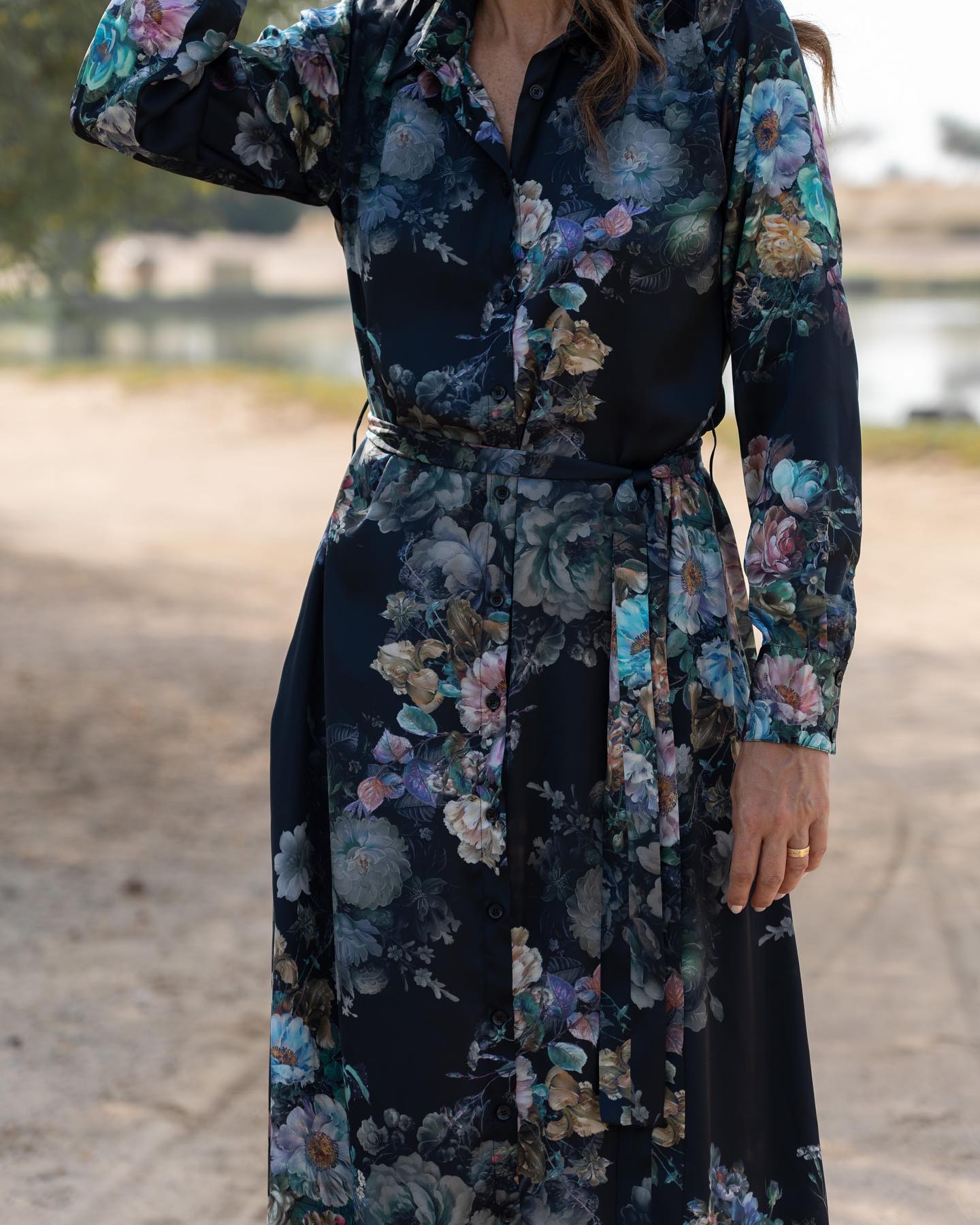 Carla dress Daisy Noir Wildflower