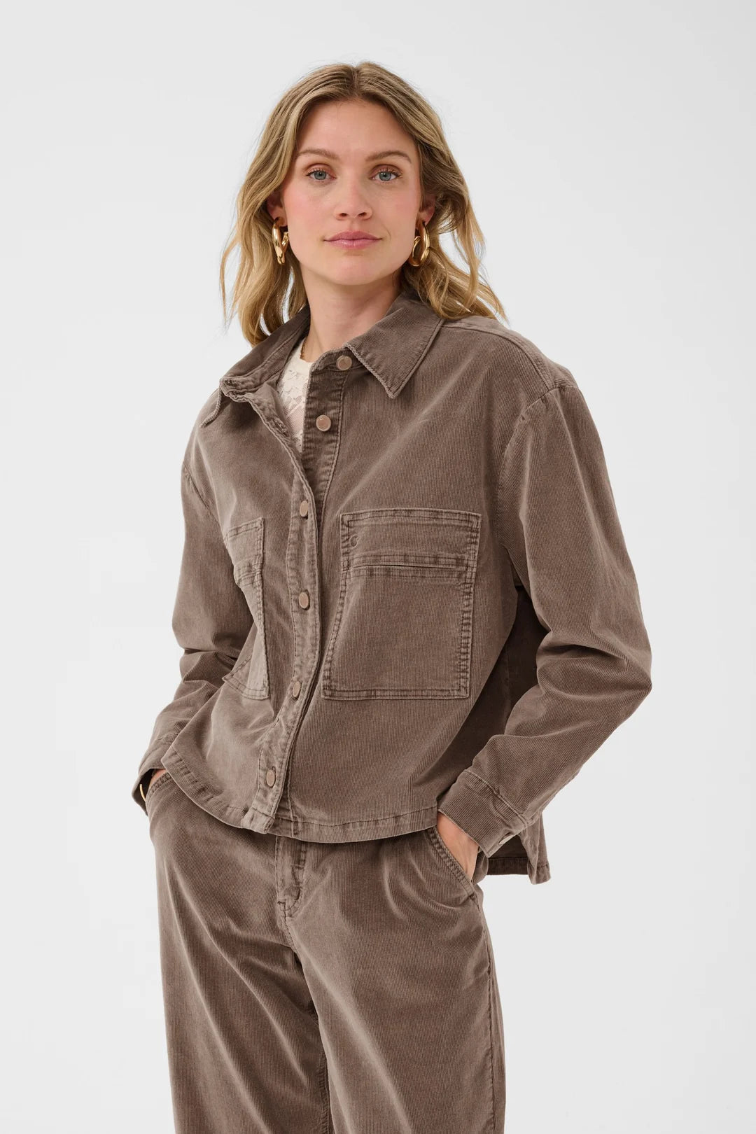 CREAM Brady Corduroy flauelsjakki