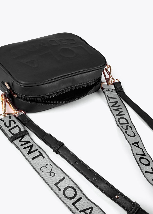 CROSSBODY BAG WITH A RAISED LOGO