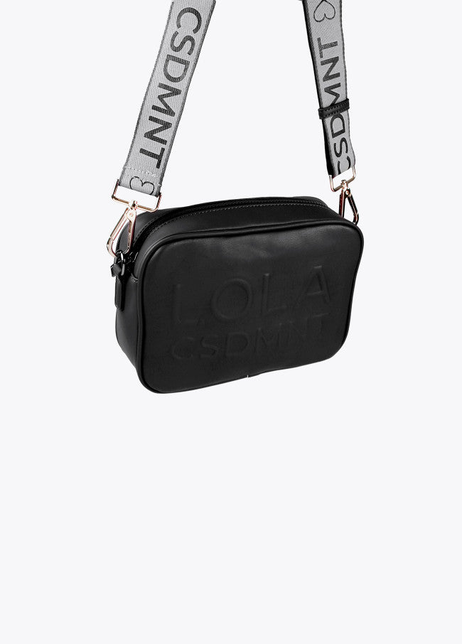 CROSSBODY BAG WITH A RAISED LOGO