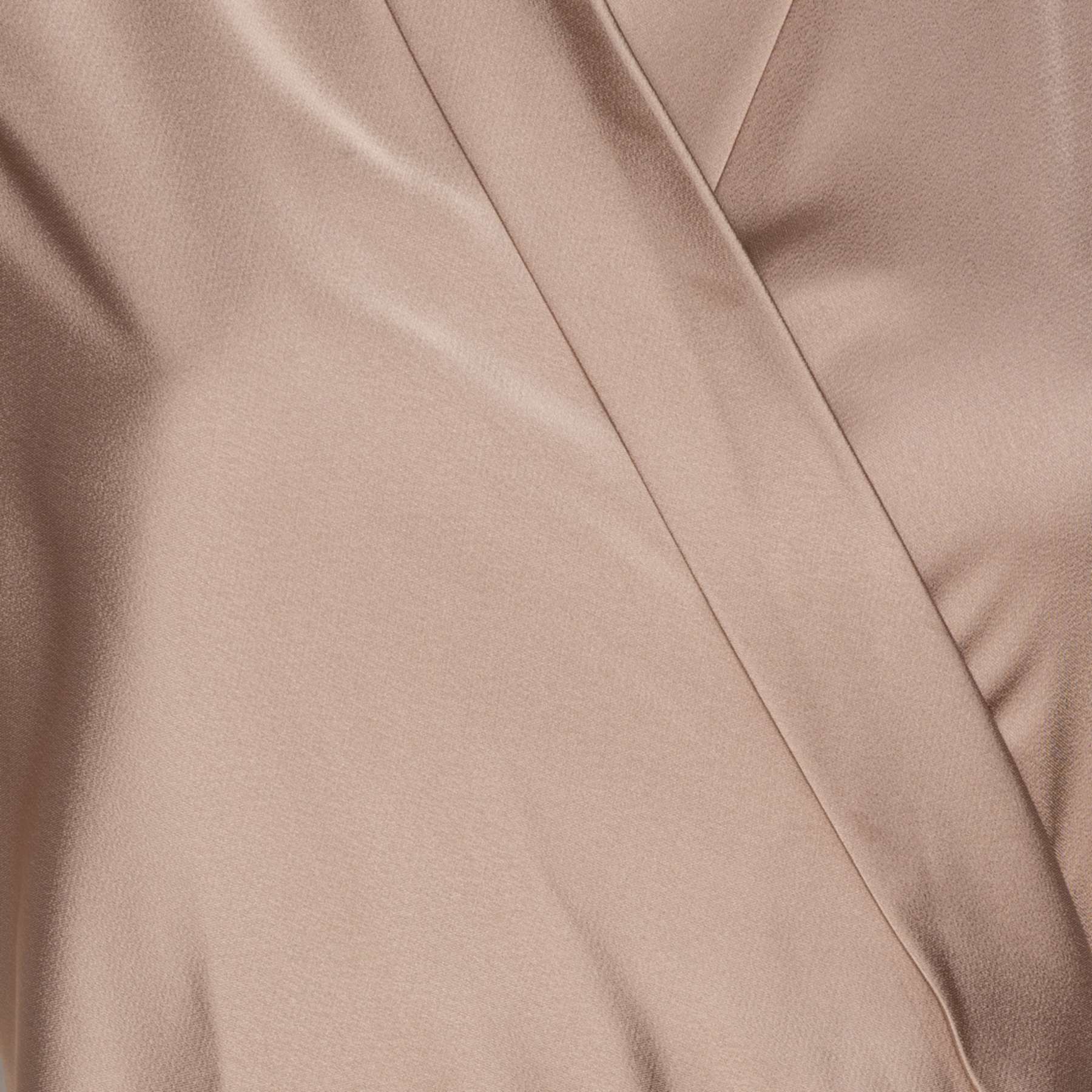 Iris dress Hammered Satin Blush