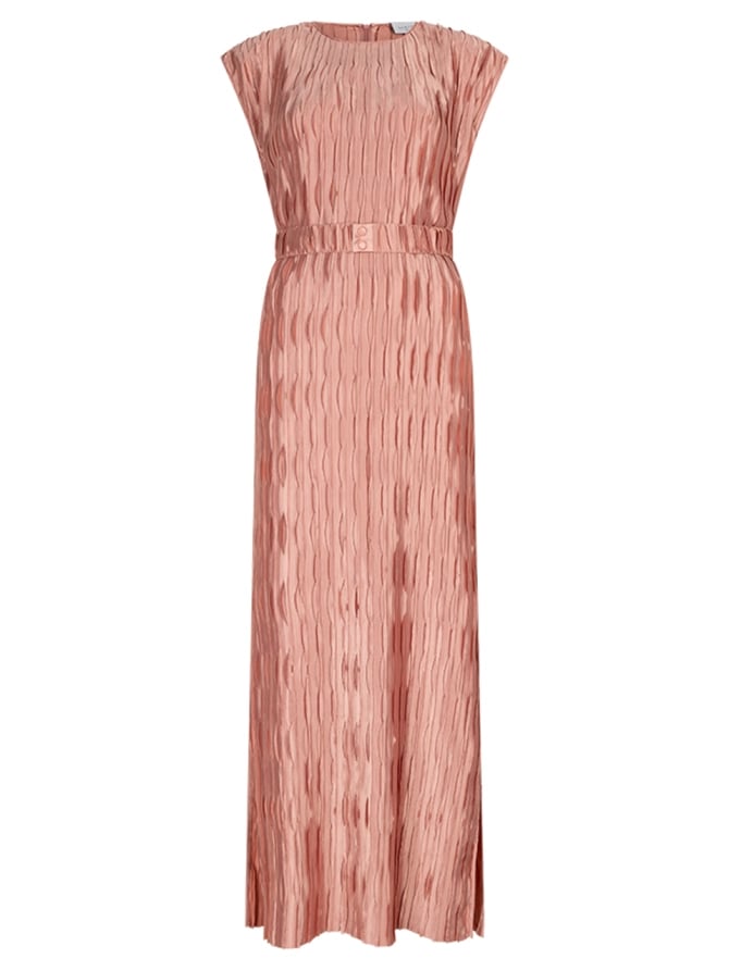 Lexis Plissé maxi dress