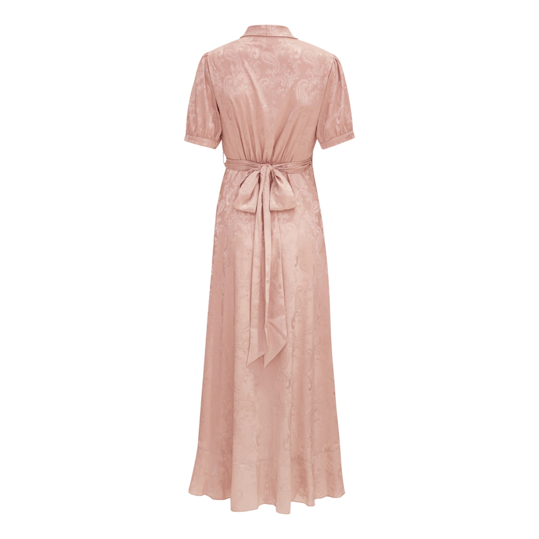 Iris dress rose jaquard