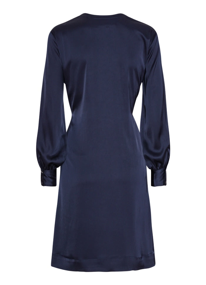 Blair Dress Semi Rich Ink Blue